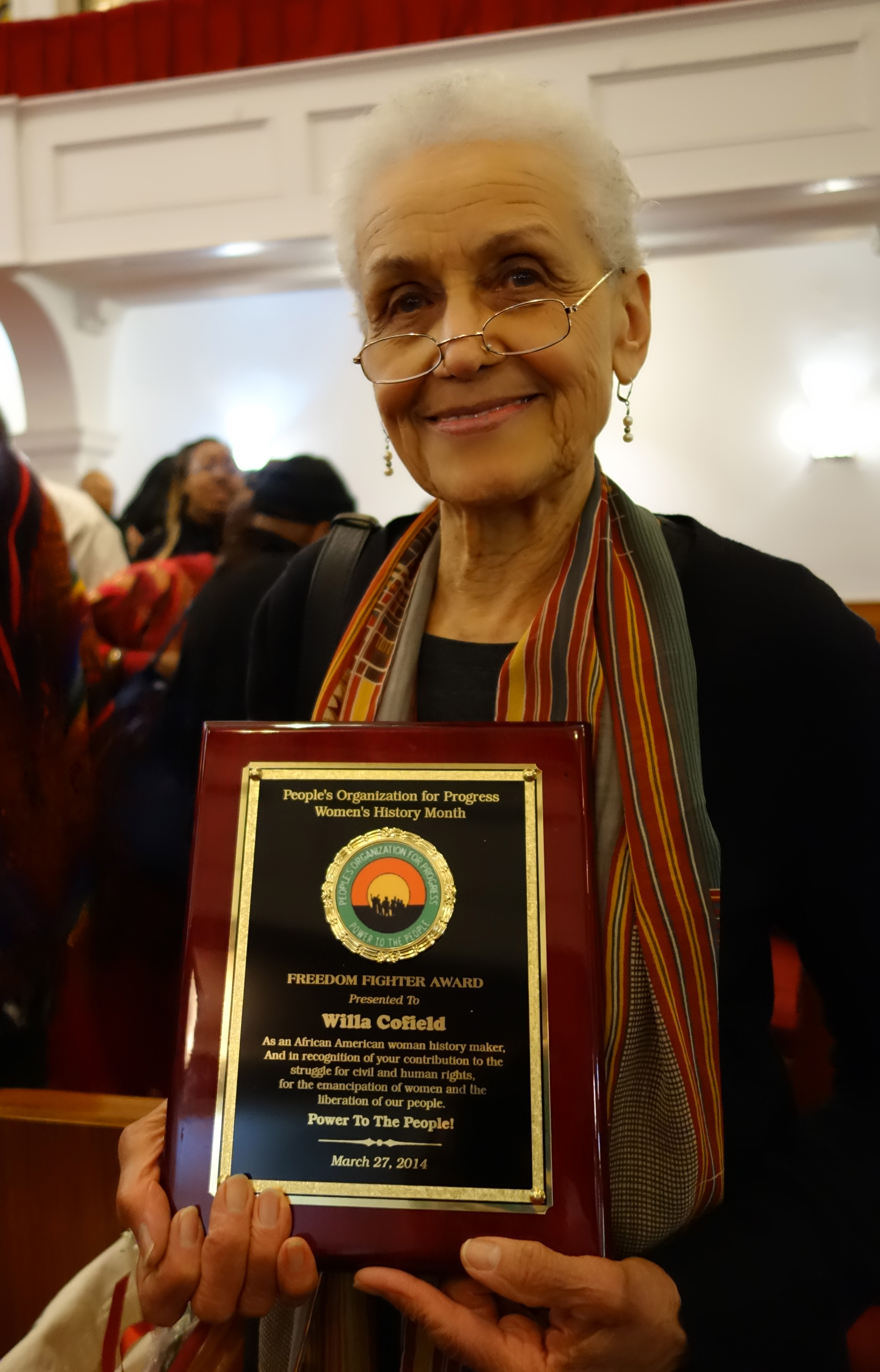 POP honors social justice heroines in Newark celebration; Plainfield's Willa Cofield amongst honorees | Plainfield View
